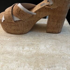 Nine West Cork Platform Sandals - Brown